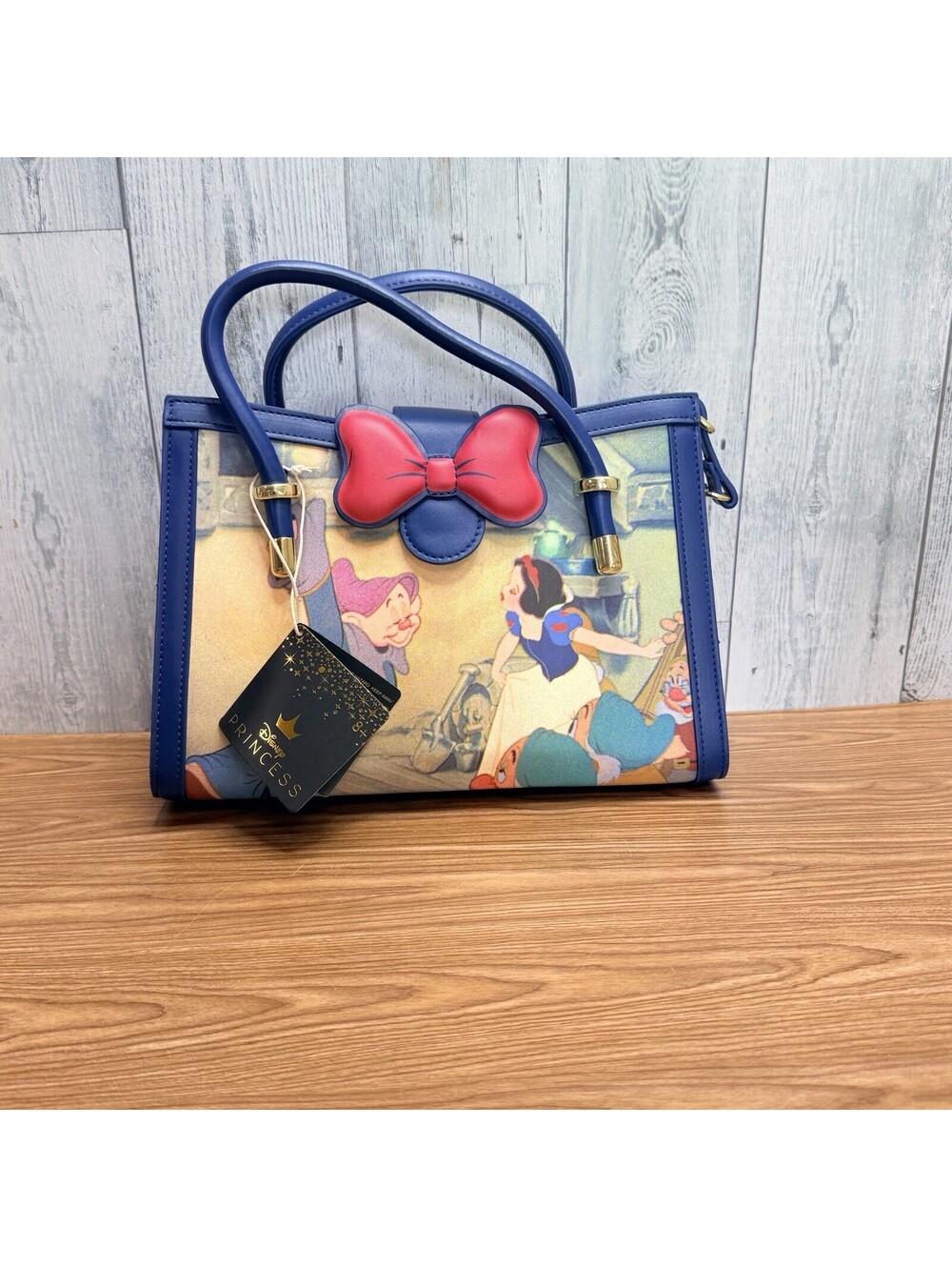 Loungefly Disney Snow White & 7 Dwarfs Princess Handbag Crossbody NEW RARE